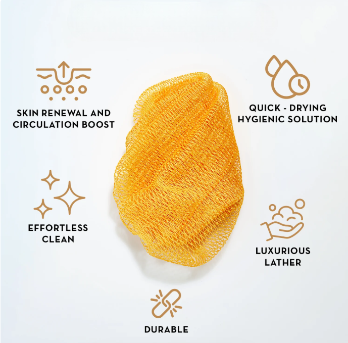 African Exfoliating Net Sponge