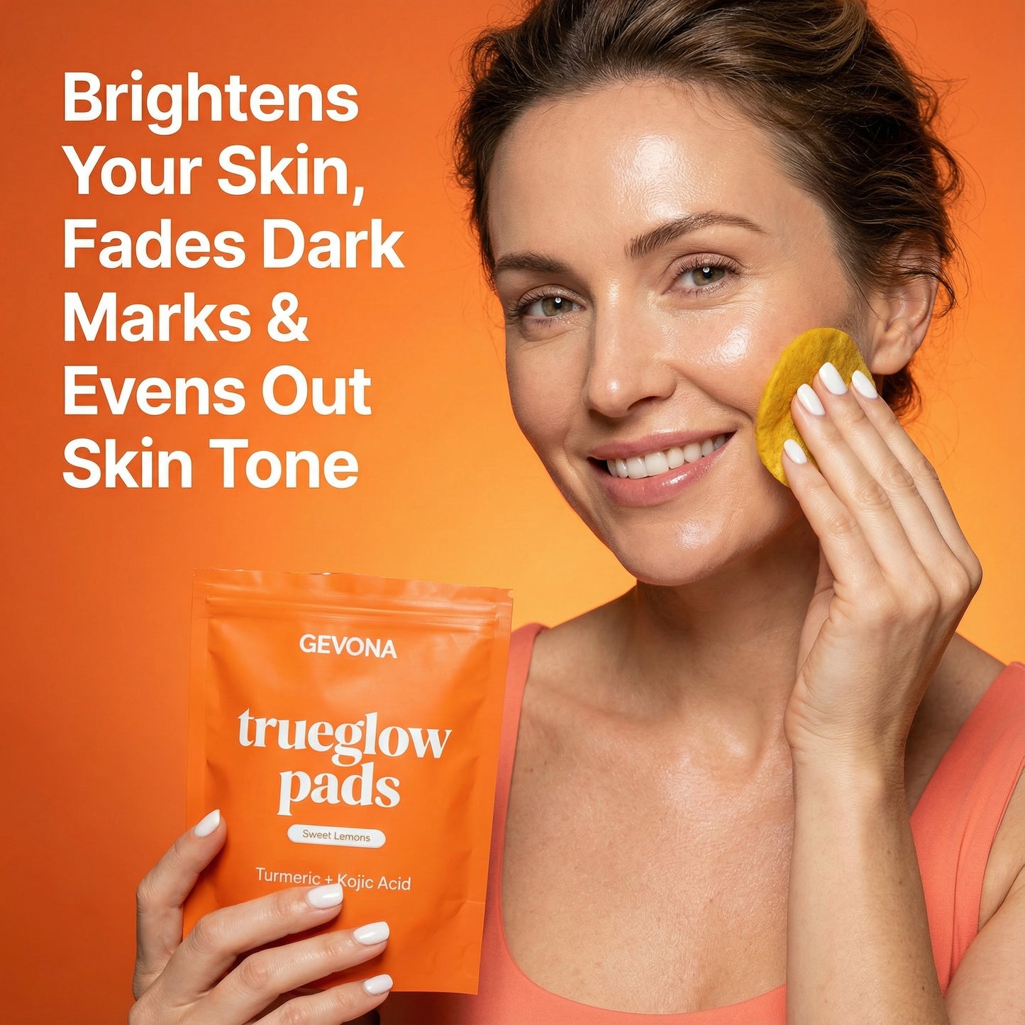 GEVONA ™ Turmeric & Kojic Acid Cleansing Pads 30 ct