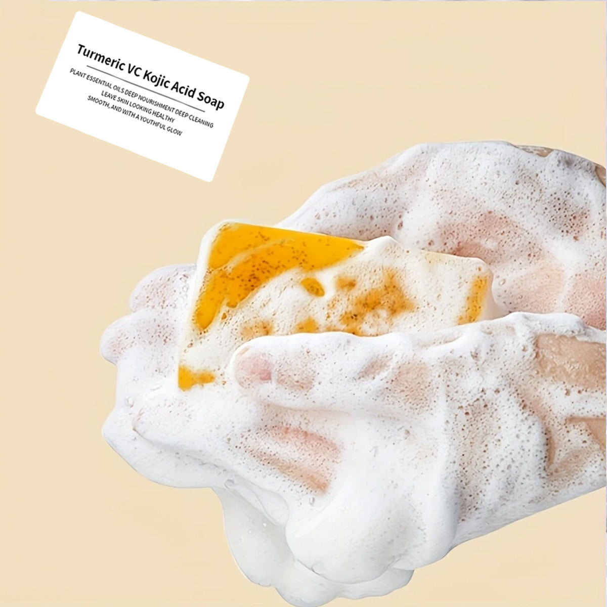 Turmeric VC Lemon Frosted Soap